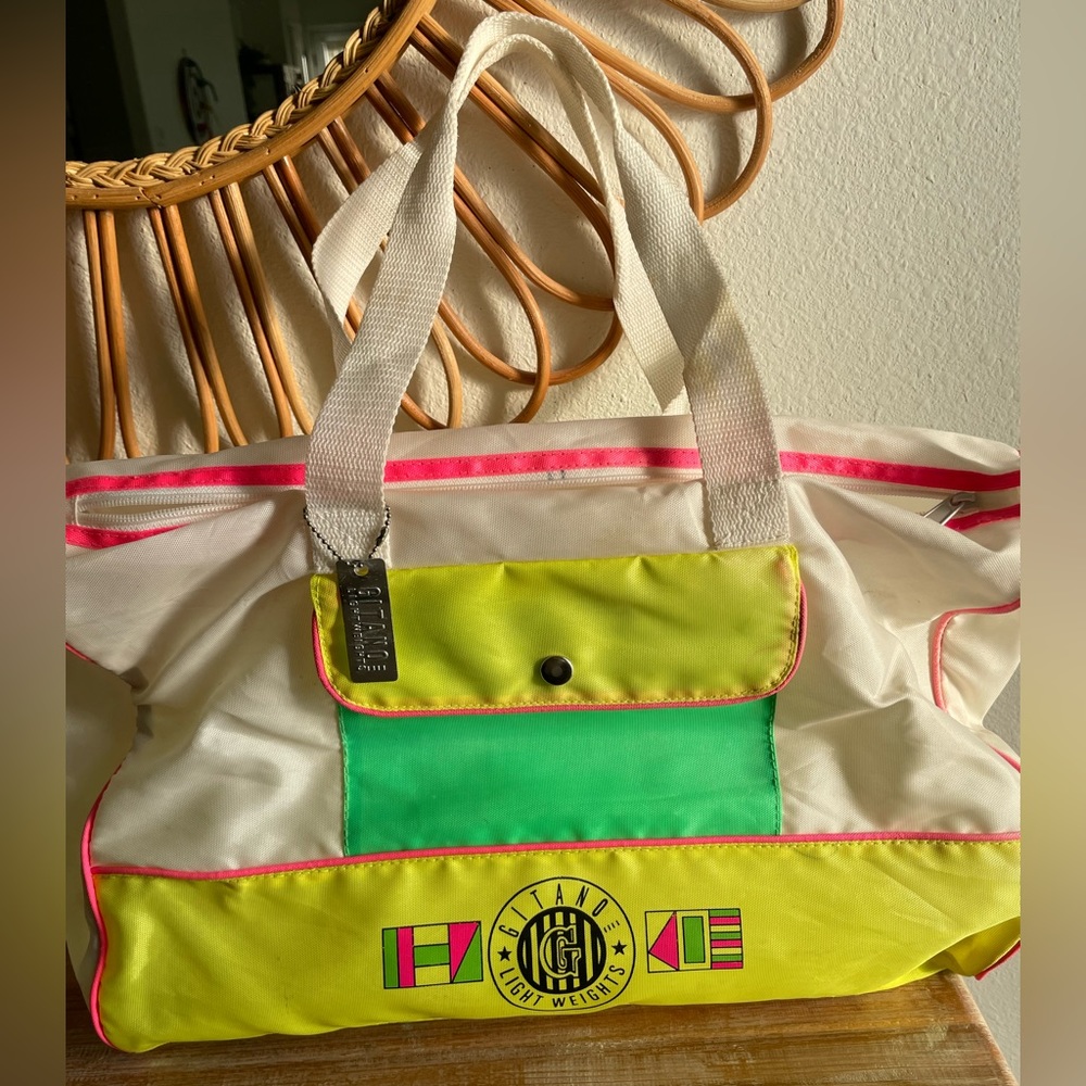 Colorful gitano vintage gym bag
